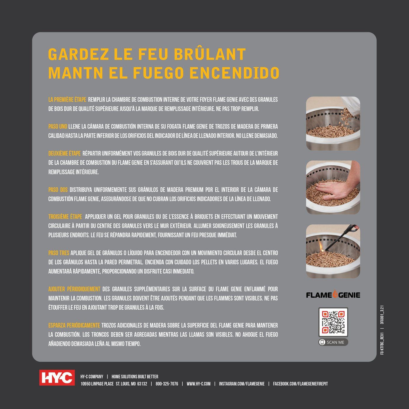 Flame Genie® Pellet Fire Pit HYC®